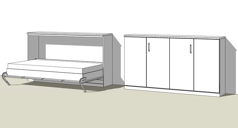 Querbett Type C592 Schrankbett Planer De