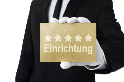 Hotelzimmer einrichten